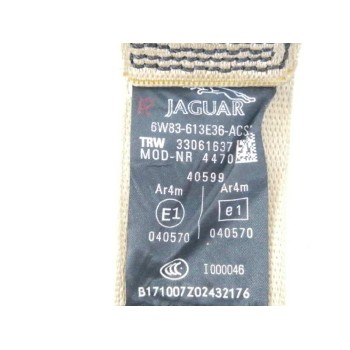 Recambio de cinturon seguridad trasero derecho para jaguar xk8/xkr coupe xkr final edition referencia OEM IAM 6W83613E36ACSEP 33