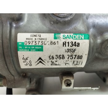 Recambio de compresor aire acondicionado para peugeot 207 1.4 hdi referencia OEM IAM 9659875780  