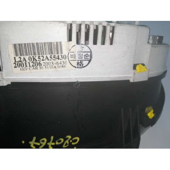 Recambio de cuadro instrumentos para kia carnival ii (gq) 2.9 crdi referencia OEM IAM L2A0K52A55430 20011206 20036430
