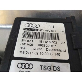 Recambio de elevalunas delantero izquierdo para audi a8 (4e2) 4.0 v8 32v tdi biturbo cat (ase) referencia OEM IAM 4E1959801 1022