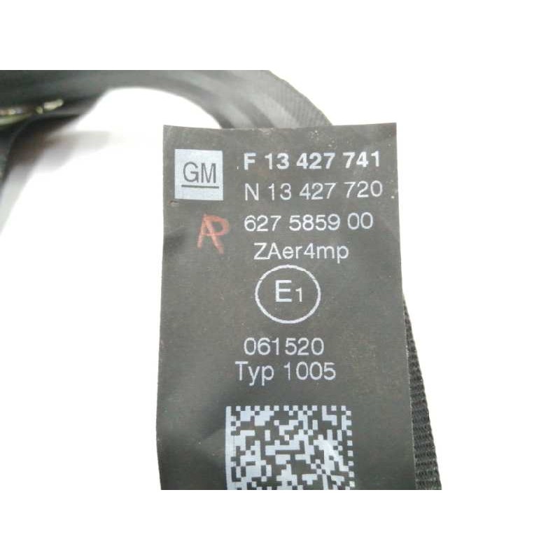 CINTURON SEGURIDAD DELANTERO DERECHO 13427720 627585900