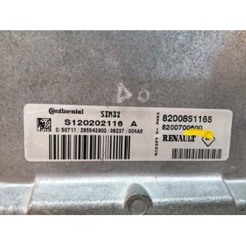 Recambio de centralita motor uce para renault clio grandtour exception referencia OEM IAM 8200851165 S120202116A 