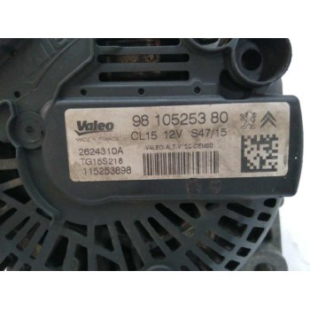 Recambio de alternador para peugeot 208 1.6 blue-hdi fap referencia OEM IAM 9810525380 CL15 2624310A
