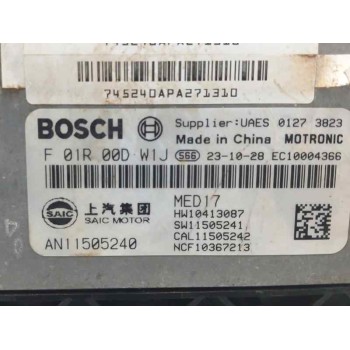 Recambio de centralita motor uce para mg zs suv (azs1) 1.0 t-gdi referencia OEM IAM AN11505240 F01R00DW1J 