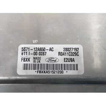 Recambio de centralita motor uce para ford mondeo berlina (ge) ghia x (06.2003) (d) referencia OEM IAM 5S7112A650AC 28027192 