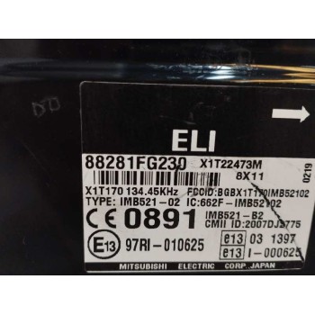 Recambio de modulo electronico para subaru impreza g12 2.0 diesel cat referencia OEM IAM 88281FG230 X1T22473M 