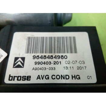 Recambio de elevalunas delantero izquierdo para citroën c5 berlina 2.0 hdi sx referencia OEM IAM FUNDA 9648484980 