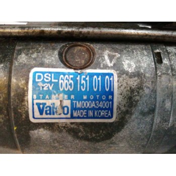Recambio de motor arranque para ssangyong kyron 2.0 referencia OEM IAM 6651510101 TM000A34001 