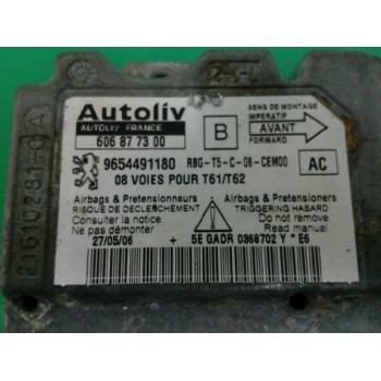 Recambio de centralita airbag para peugeot 307 berlina (s2) x-line referencia OEM IAM 9654491180 606877300 