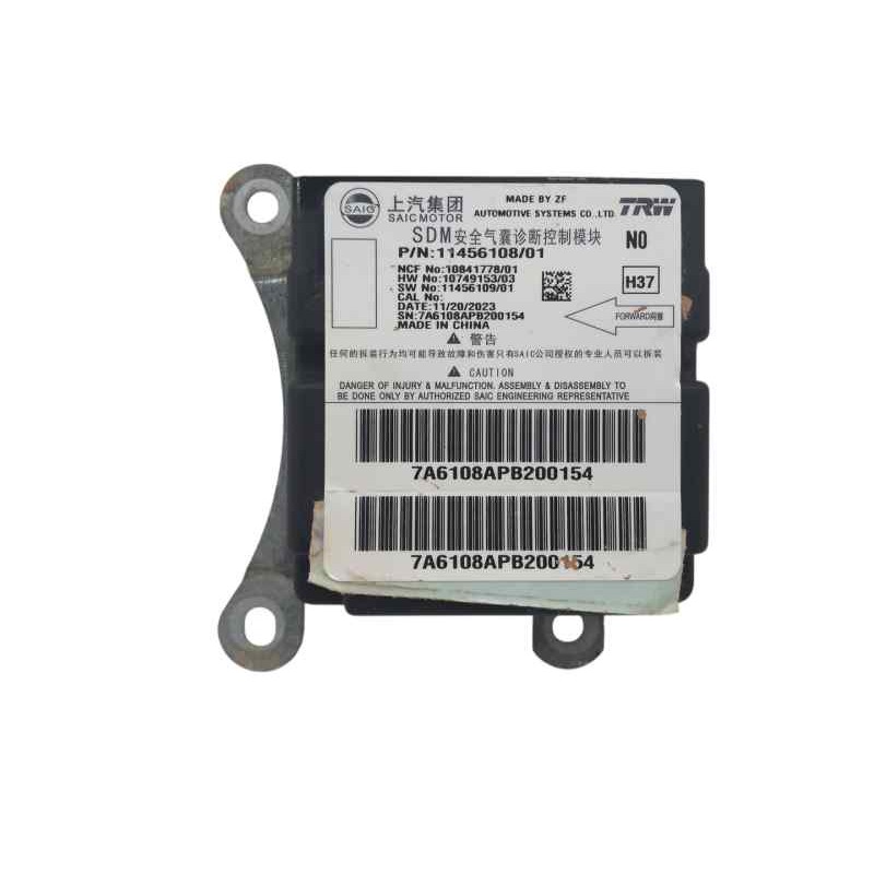 Recambio de centralita airbag para mg zs suv (azs1) 1.0 t-gdi referencia OEM IAM 10749153  