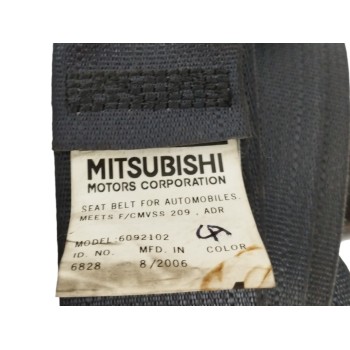 Recambio de cinturon seguridad trasero derecho para mitsubishi outlander ii (cw_w) 2.0 di-d (cw8w) referencia OEM IAM 6092102  