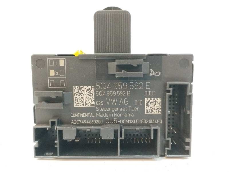 Recambio de modulo electronico para seat leon sc (5f5) 2.0 16v tsi referencia OEM IAM 5Q0959592E CONTROL DE PUERTA Recambio de modulo electronico para seat leon sc (5f5) 2.0 16v tsi referencia OEM IAM 5Q0959592E CONTROL DE PUERTA