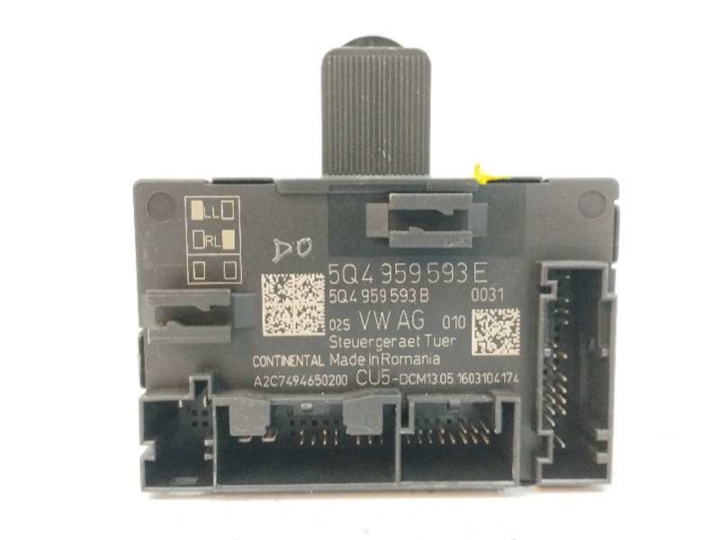 Recambio de modulo electronico para seat leon sc (5f5) 2.0 16v tsi referencia OEM IAM 5Q0959593E CONTROL DE PUERTA 