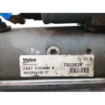 Recambio de motor arranque para peugeot 208 1.6 blue-hdi fap referencia OEM IAM 9662854180 TS22E26 