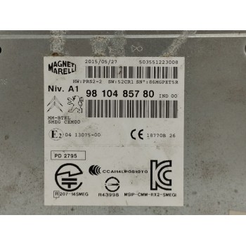 Recambio de sistema audio / radio cd para citroën c4 picasso 1.6 blue-hdi fap referencia OEM IAM 9810485780  