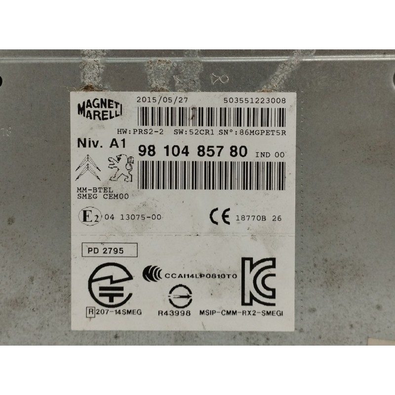 SISTEMA AUDIO / RADIO CD