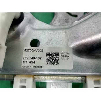 Recambio de elevalunas trasero derecho para nissan qashqai ii (j11, j11_) 1.5 dci referencia OEM IAM 82700HV00B  