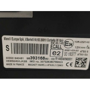 Recambio de modulo electronico para citroën c4 grand picasso 1.5 blue-hdi fap referencia OEM IAM 9839316880  