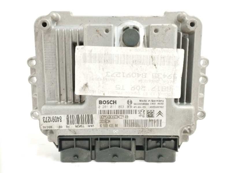 Recambio de centralita motor uce para peugeot 307 berlina (s2) 1.6 16v hdi referencia OEM IAM 9655943580 0281011863 