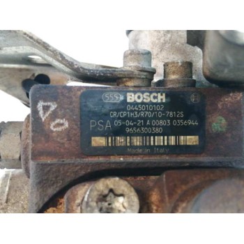 Recambio de bomba inyeccion para peugeot 307 berlina (s2) 1.6 16v hdi referencia OEM IAM 9656300380 0445010102 