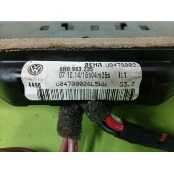 Recambio de resistencia calefaccion para audi a1 sportback (8xa) attraction referencia OEM IAM 6R0963235 ELEMENTO CALEFACTOR 