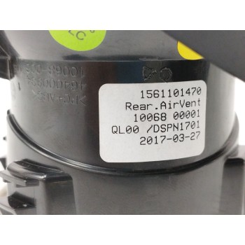 Recambio de rejilla aireadora para alfa romeo giulia (952) 2.0 turbo cat referencia OEM IAM 1561101470 TRASERA DEL APOYABRAZOS 