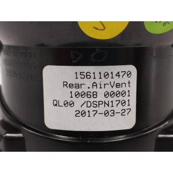 Recambio de rejilla aireadora para alfa romeo giulia (952) 2.0 turbo cat referencia OEM IAM 1561101470 TRASERA DEL APOYABRAZOS 