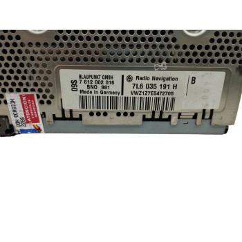 Recambio de sistema navegacion gps para volkswagen touareg (7la) tdi r5 referencia OEM IAM 7L6035191H  