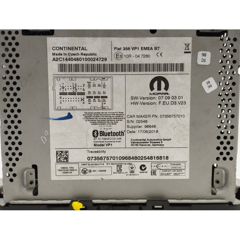 SISTEMA AUDIO / RADIO CD