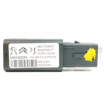 Recambio de modulo electronico para opel mokka 1.2 elegance [1,2 ltr. - 74 kw] referencia OEM IAM 98217039DX PUERTO USB 