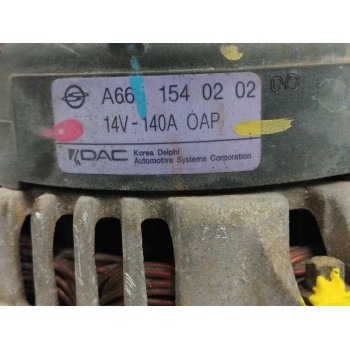 Recambio de alternador para ssangyong rexton 2.7 turbodiesel cat referencia OEM IAM A6651540202 140A 