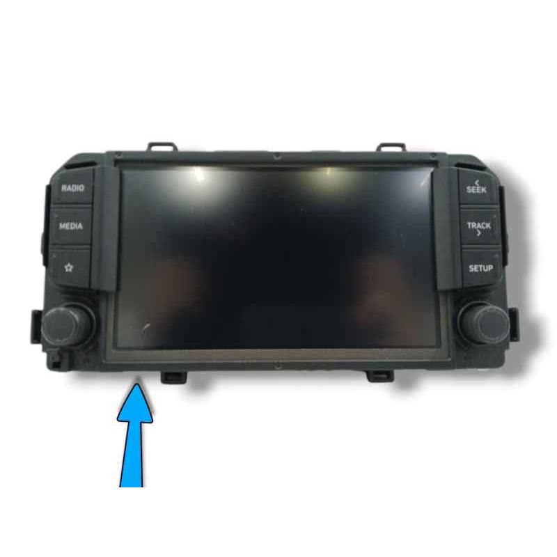 Recambio de pantalla multifuncion para hyundai i10 iii (ac3, ai3) 1.2 mpi referencia OEM IAM 96160K78714 DA333GQEP OBSERVAR FOTO