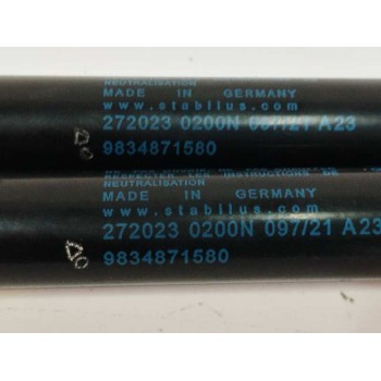 Recambio de amortiguadores capo para opel mokka 1.2 elegance [1,2 ltr. - 74 kw] referencia OEM IAM 9834871580  