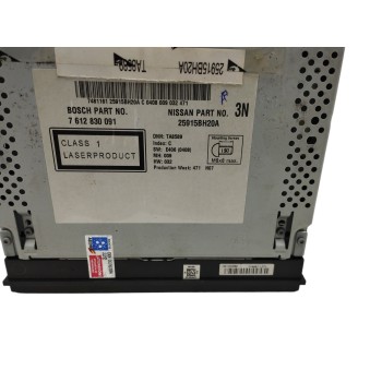 Recambio de sistema navegacion gps para nissan note (e11e) tekna premium referencia OEM IAM 25915BH20A OBSERVAR FOTO 