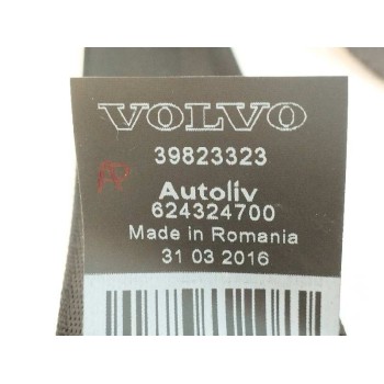 Recambio de cinturon seguridad trasero derecho para volvo v60 kombi cross country 2.0 diesel cat referencia OEM IAM 39823323  
