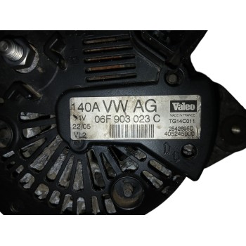 Recambio de alternador para volkswagen golf plus (5m1) highline referencia OEM IAM 06F903023C 140A TG14C011