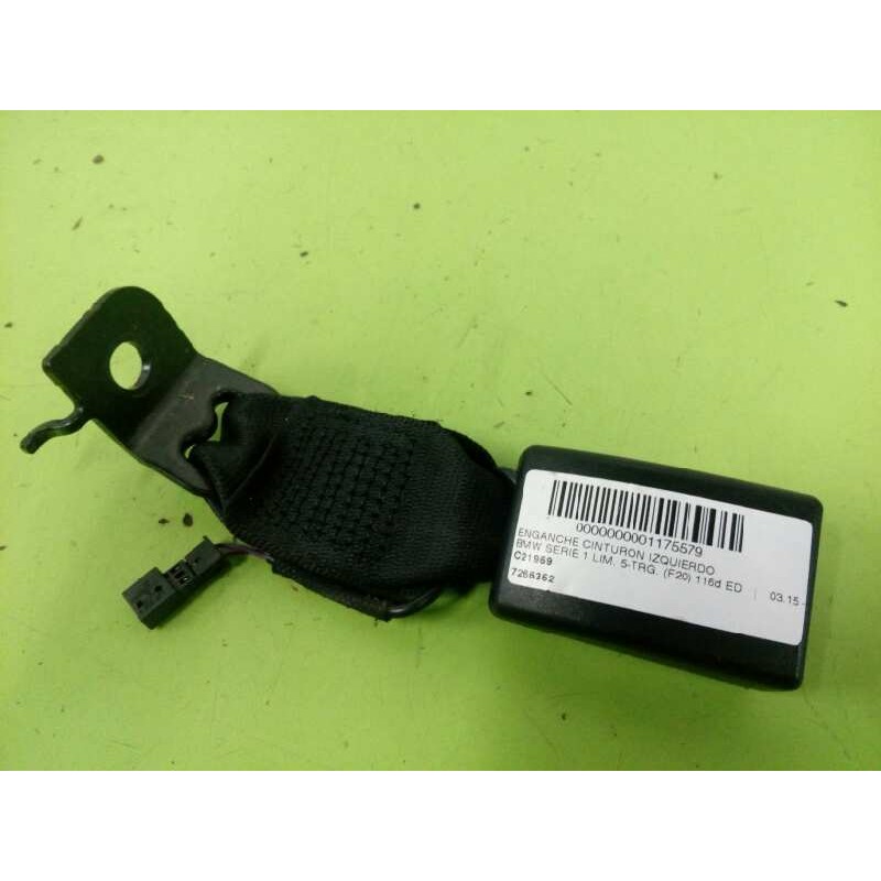 Recambio de enganche cinturon izquierdo para bmw serie 1 lim. 5-trg. (f20) 116d ed referencia OEM IAM 7266352 TRASERO 