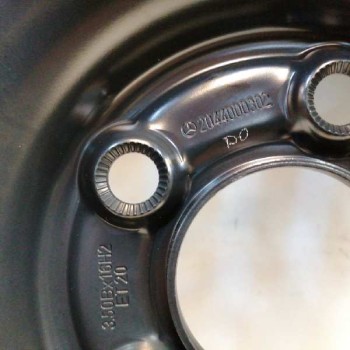 Recambio de neumatico repuesto para mercedes-benz clase c (w204) berlina 1.8 cat referencia OEM IAM 2044000302 3,50BX16H2 ET20 
