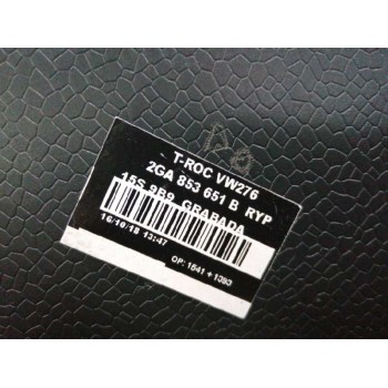Recambio de rejilla delantera para volkswagen t-roc referencia OEM IAM 2GA853651B R-LINE 