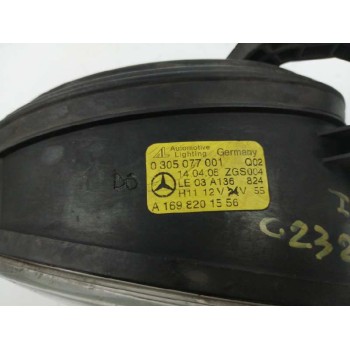 Recambio de faro antiniebla izquierdo para mercedes-benz clase cls (w219) 5.0 v8 24v cat referencia OEM IAM A1698201556 03050770