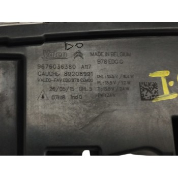 Recambio de piloto delantero izquierdo para citroën c4 picasso 1.6 blue-hdi fap referencia OEM IAM 9676036380  