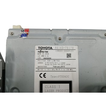 Recambio de sistema audio / radio cd para lexus ct 1.8 16v cat (híbrido) referencia OEM IAM 8614076170  