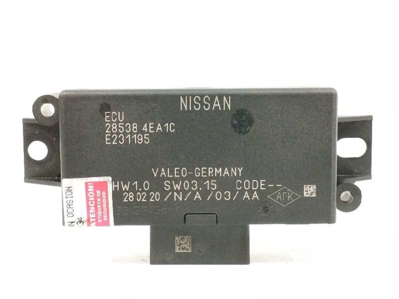 Recambio de modulo electronico para nissan qashqai (j11) 1.5 dci cat referencia OEM IAM 285384EA1C  