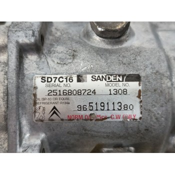Recambio de compresor aire acondicionado para citroën c4 grand picasso i (ua_) 2.0 hdi 138 referencia OEM IAM 9651911380  