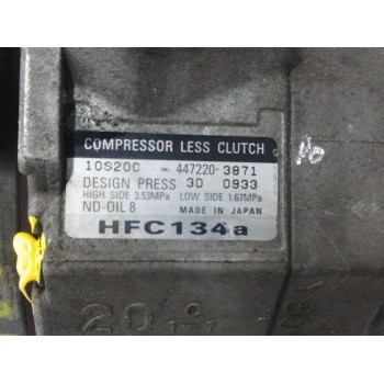 Recambio de compresor aire acondicionado para chrysler voyager (rg) 2.5 crd cat referencia OEM IAM 4472203871 10S20C 