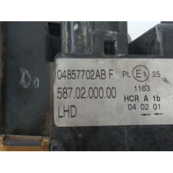 Recambio de faro derecho para chrysler voyager (rg) 2.5 crd cat referencia OEM IAM 04857702AB PARA PULIR 