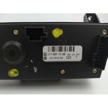 Recambio de mando multifuncion para mercedes-benz clase cls (w219) 5.0 v8 24v cat referencia OEM IAM 2118217058 INTERRUPTOR SUSP