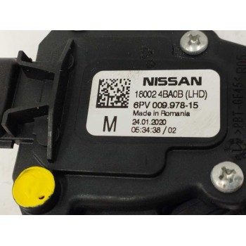 Recambio de potenciometro pedal para nissan qashqai (j11) 1.5 dci cat referencia OEM IAM 180024BA0B 6PV00997815 
