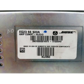 Recambio de sistema audio / radio cd para mazda cx-7 (er) 2.3 cat referencia OEM IAM EG2366920A AMPLIFICADOR BOSE 