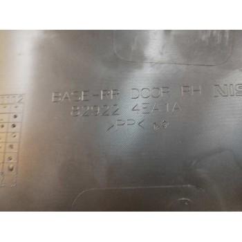 Recambio de guarnecido puerta trasera derecha para nissan qashqai (j11) 1.5 dci cat referencia OEM IAM 829224EA1A 82900HO54C NEG